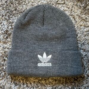🚫SOLD🚫Adidas Trefoil Knit Beanie - Grey, One Size Fits Most